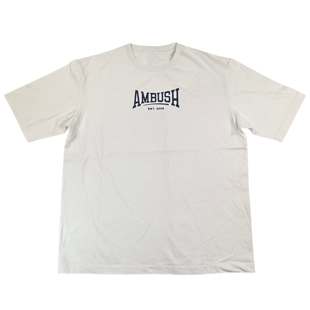 Ambush Logo Graphic T-Shirt White Short Sleeve Relaxed Fit Mens Size XL - Picture 1 of 7